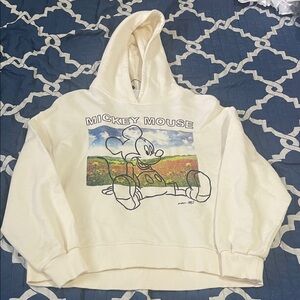 Disney Cream Mickey Mouse Sweatshirt